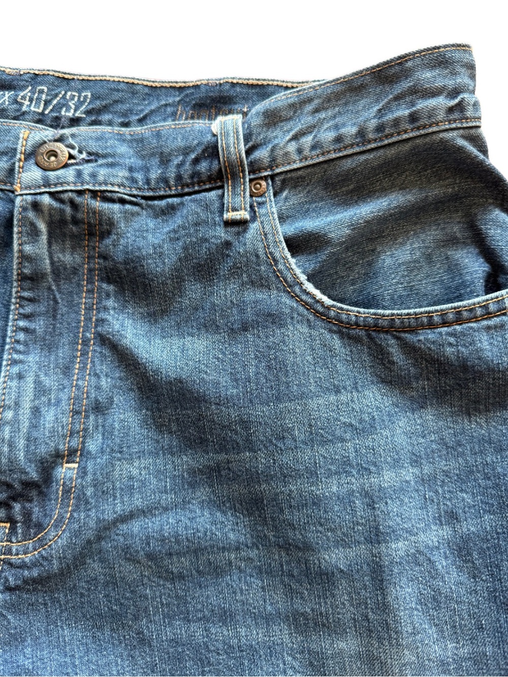 Cremieux Men’s Bootcut Jeans 40x32 Blue 100% Cotton Denim Preowned - Picture 5 of 6